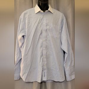 Jos. A. Bank Light Blue Checkered Dress Shirt